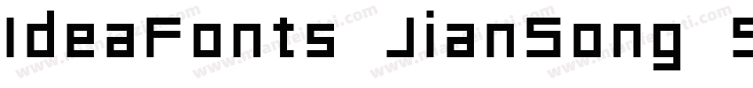 IdeaFonts JianSong 95字体转换